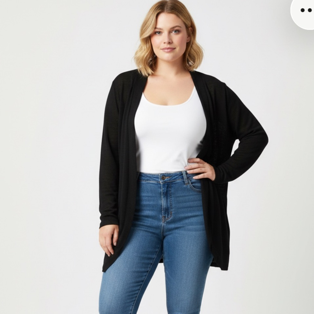 a new day Women's Black Cardigan